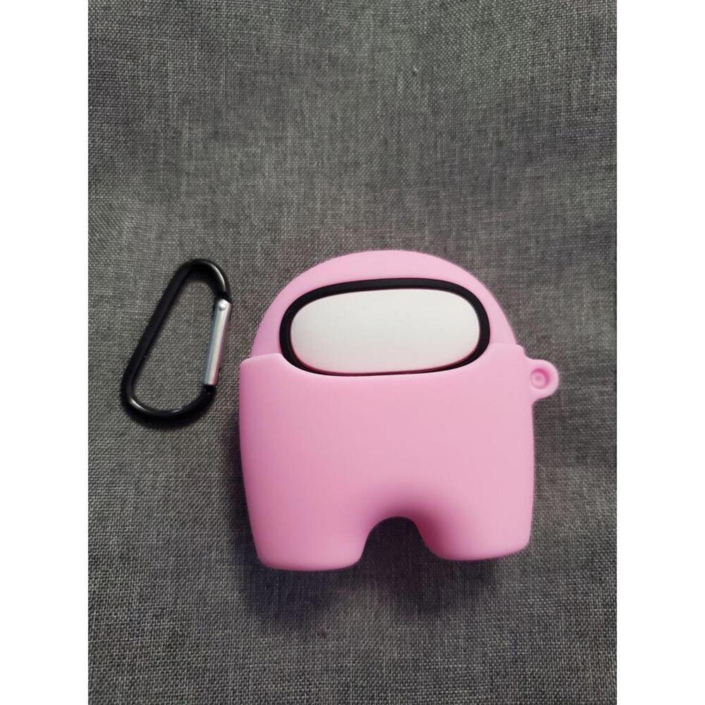New Among Us Imposter AirPods Case Pink Imposter - Picture 4 of 6